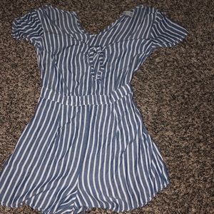 Striped Romper